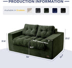 MAXYOYO Loveseat Sofa Couch, Upholstered Bean Bag Chair Cloud 2-Seat - Image 2