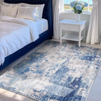 RELEANY Washable 4'x5' Abstract Area Rug - Image 9