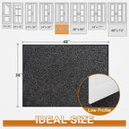 Super Absorbent Front Door Mat, Non-Slip Washable Indoor Doormats, Low Profile - Image 3