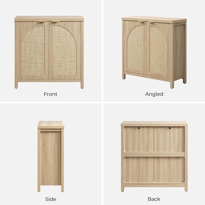 SICOTAS 68" W Rattan Sideboard Buffet Cabinet - Image 8