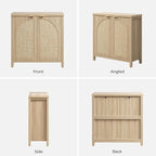 SICOTAS 68" W Rattan Sideboard Buffet Cabinet - Image 8
