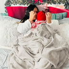 Bedsure Fleece Blanket Twin Blanket Linen - Image 5