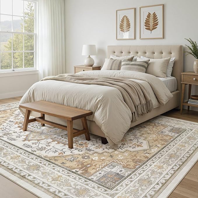 UERMEI 10x14 Area Rug for Living Room - Image 5