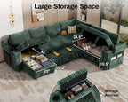 Vipbear 111" Modular Sectional Sleeper Sofa - Image 7