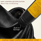 Leather Honey Black Recoloring Balm: Color Restorer and Scratch/Scuff Remover - Image 4