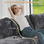 ovios 32.7 inches Ottoman Seat Module - Image 3