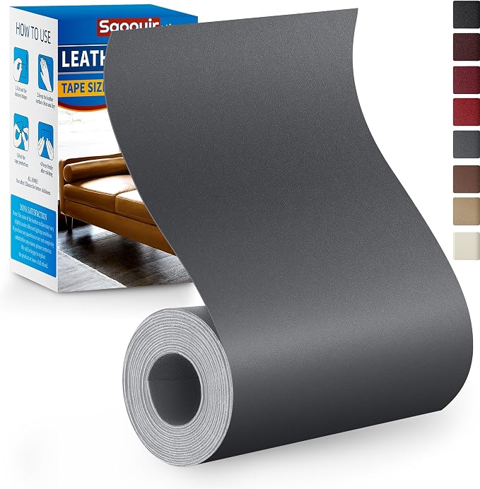 Leather Repair Patch Tape Kit, Vinyl Leather Repair Kit by Sgooyir