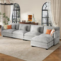 ELUCHANG Oversized 153" Modular Sectional Sofa, Comfy Cloud Couch, L Shaped by ELUCHANG