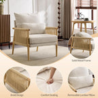 Karl home Cozy Chenille Accent Chair - Image 4