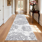 HEBE Hallway Runner Rug 3'x14', Washable Non Slip Kitchen Rug Runner | Soft - Image 7