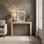 Plank+Beam Modern Solid Wood Console Table, 46 Inch, Sofa Table, Narrow - Image 3