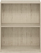 Furinno Gruen 2-Tier Open Shelf Bookcase, Metropolitan Pine - Image 6