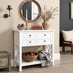Alaterre Furniture Coventry 32" Wood Entryway Console Table - Image 5