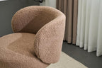 VINGLI Cute Small Swivel Desk Chair Comfy no Wheels, Ergonomic Low-Back Lumbar - Image 8