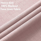 MIULEE 100% Blackout Linen Curtains - Image 5