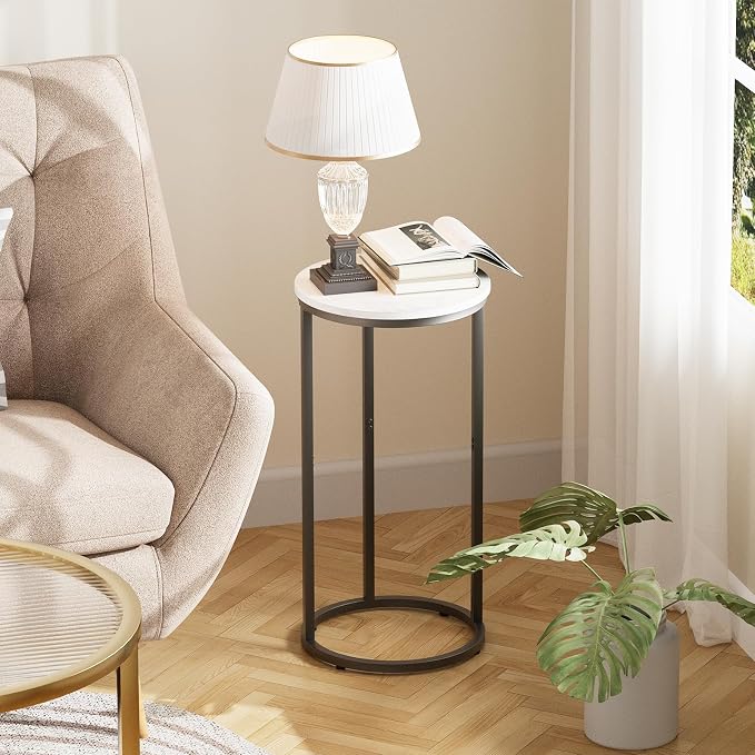 C Shaped End Table, Couch Side Tables - Image 7