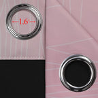 Sage Green and Pink Ombre Blackout Curtains - Image 7