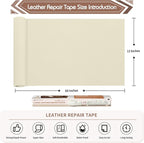 KING MOUNTAIN Leather Repair Patch, 12 x 60 Inches self Adhesive Leather Repair - Image 4