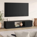 Henn&Hart Fluted TV Stand for TVs up to 78" - Image 5