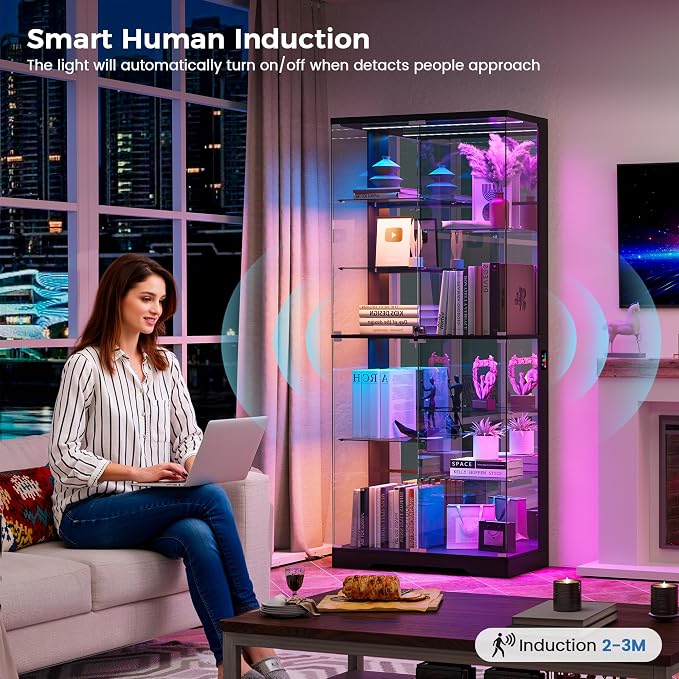 HNEBC Lighted Display Cabinet - Image 3