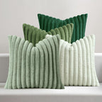 MIULEE Faux Fur Plush Decorative Throw Pillow Covers 20x20, Soft Modern Cozy by MIULEE