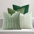 MIULEE Faux Fur Plush Decorative Throw Pillow Covers 18x18, Soft Modern Cozy by MIULEE