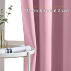 NICETOWN Blackout Curtains 72 inches Long, Grommet Privacy Window Treatment - Image 6