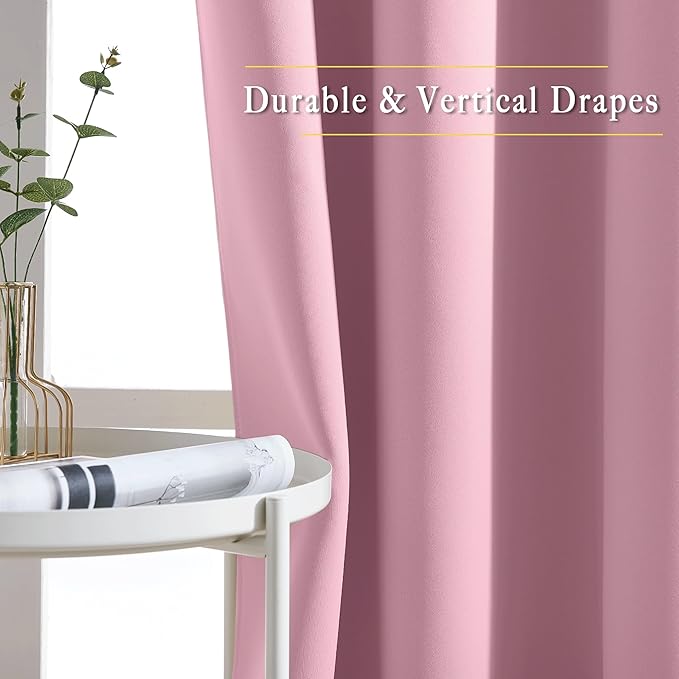 NICETOWN Blackout Patio Curtains 100 x 95 Inches Long - Image 6