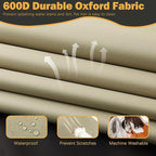 Sqodok Patio Cushion Cover 24x22 inch, Outdoor Seat Cushion Slip Cover - Image 4