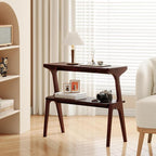 Solid Wood End Table, 2-Tier Side Table - Image 3