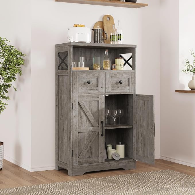 FiveWillowise Small Farmhouse Storage Cabinet - Image 3