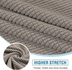 H.VERSAILTEX Sectional Couch Covers 1 Piece Chaise Slipcover L Shape Separate - Image 5
