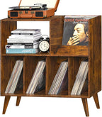 LELELINKY Large Record Player Stand, Turntable Stand - Image 5