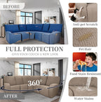 100% Waterproof Sectional Recliner Couch Covers - Image 6