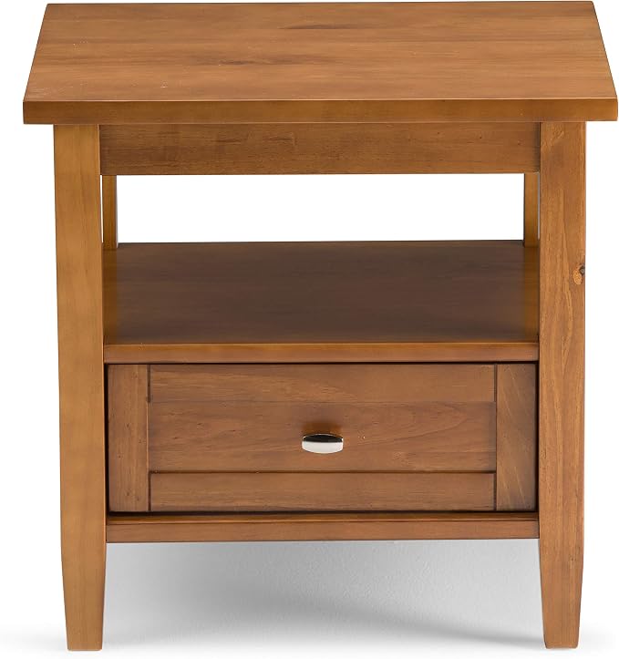 SIMPLIHOME Warm Shaker Solid Wood Transitional-Style 36-inch Wide Coffee Table - Image 7