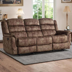 EBELLO Reclining Sofa for Living Room, Extra Wide Modern Overstuffed 3 Seat by EBELLO