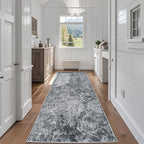 Aelenmu Runner Rugs for Hallways Kitchen 2.6x8 Non Slip Washable Black | Modern by Aelenmu