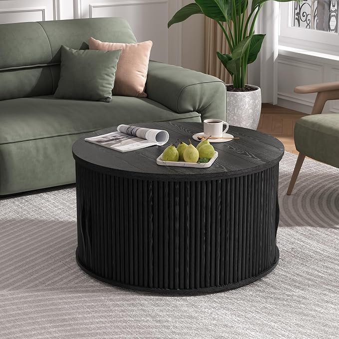 SULIVES Round Coffee Table - Image 6
