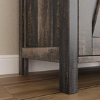 GarveeHome Small Storage Cabinet, Farmhouse Sideboard Buffet Cabinet - Image 7