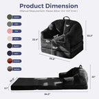 MAXYOYO Folding Sofa Bed with Backrest, Boneless Fold Out Couch Bed with Handle - Image 2