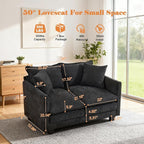 Loveseat Sofa Cloud Sofa Couch 50'', Modern Loveseats 2 Seat Couch 27" Deep Seat - Image 2