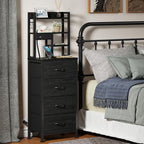 Furnulem Nightstands Set of 2, Tall Night Stand - Image 7