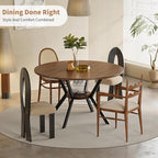 42" Round Dining Table for 4, Farmhouse Kitchen Table - Image 3