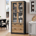 71" Tall Kitchen Pantry Cabinet by Garvee