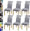BIETYONE Stretch Dining Chair Covers Set of 6, Soft Removable Washable Kitchen by BIETYONE