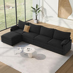 Vesgantti 142" Cloud Couch Sectional Modular Sofa, Comfy Sectional Couch by Vesgantti
