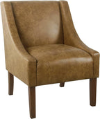 HomePop Modern Swoop Arm Accent Chair by HomePop