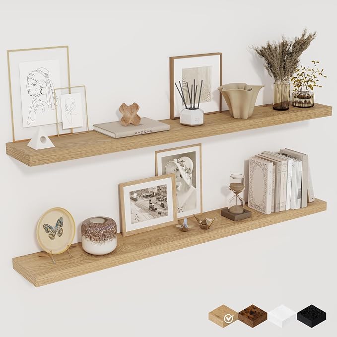 Fun Memories 48 Inch Floating Shelves by FunMemories
