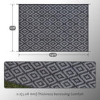 SAND MINE Waterproof Outdoor Rug, Plastic Reversible Rug, Modern Area Rug - Image 2