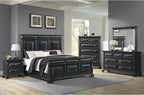 Picket House Furnishings Sumner King Panel 5PC Bedroom Set in Black - Image 2